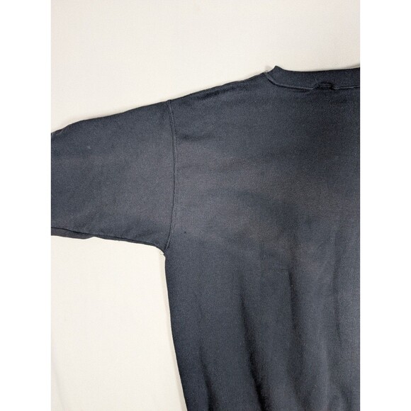 Vtg 90’s Official Fan NFL Carolina Panthers Crewneck Sweater Inaugural Black L - Picture 9 of 10